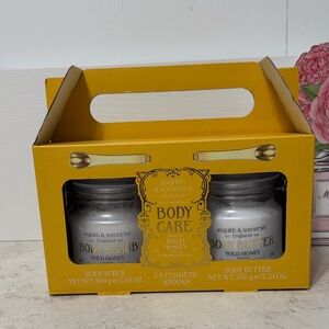 Asquith and Somerset Wild Honey Body Care Set Scrub and Butter